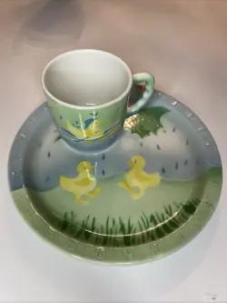 PLATE AND MUG-
