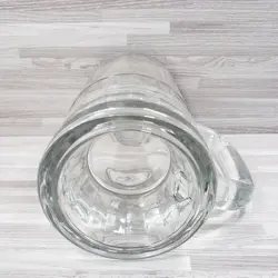 RIBBED CLEAR GLASS