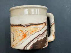 MUG SWIRL ORANGE