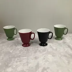SHENANGO CHINA RESTAURANT WARE FOOTED COFFEE TEA CUP VINTAGE MCM MUG