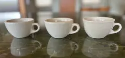 WHITE MUGS/CUPS HEAVY/THICK
