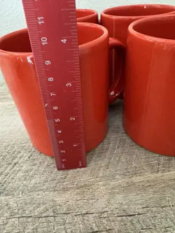 RED COFFEE MUGS