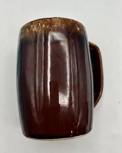 HULL OVEN PROOF BROWN DRIP GLAZE BEER STEIN COFFEE MUG 5