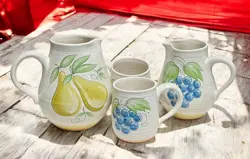 MUGS SET GRAPES