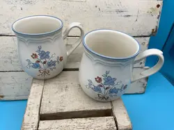 STONEWARE MUGS BLUET