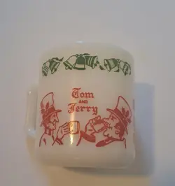 EGGNOG GLASS.
