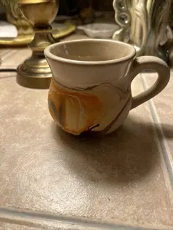 POTTERY ORANGE BROWNS