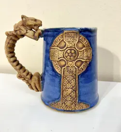 CELTIC CROSS DRAGON