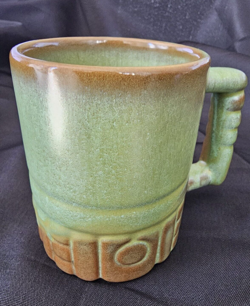 GREEN WITH BROWN