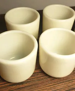 WWII MILK GLASS