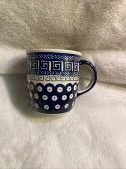 BOLESLAWIEC POTTERY MUG