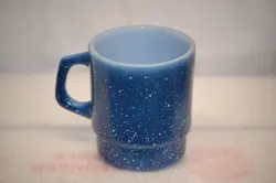 BLUE SPECKLE STACKABLE