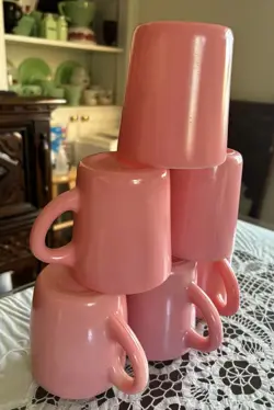 PINK COFFEE MUGS