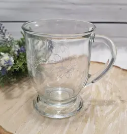 VINTAGE FOOTED CLEAR