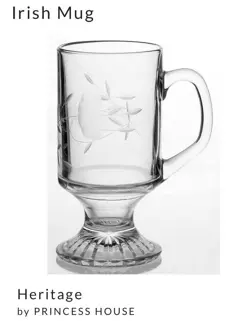 ETCHED CRYSTAL FOOTED