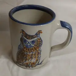 OWL POTTERY MUG