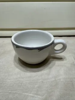 CUP WHITE GREY