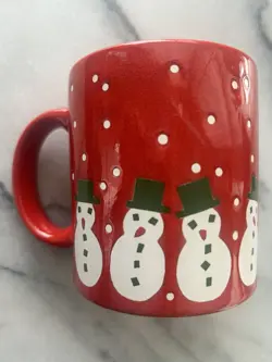 CUP MUG SNOWMAN