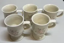 FOOTED COFFEE CUPS