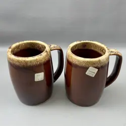 TWO BROWN DRIP