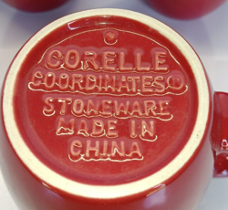 RED STONEWARE COFFEE