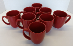 RED STONEWARE COFFEE