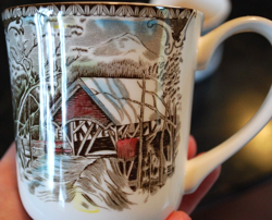 SET VINTAGE MUGS