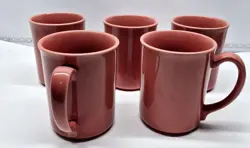 PINK COFFEE MUGS;