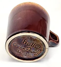 POTTERY GLAZED BROWN
