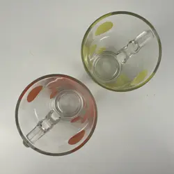 HANDLED GLASS MUGS
