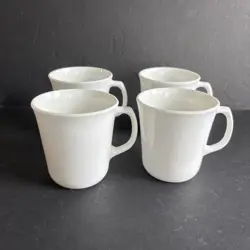 WHITE COFFEE MUGS/TEA