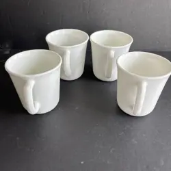 WHITE COFFEE MUGS/TEA