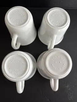 WHITE COFFEE MUGS/TEA