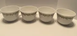 VINTAGE CORELLE CRAZY DAISY SPRING BLOSSOM C HANDLE COFFEE TEA MUGS CUPS