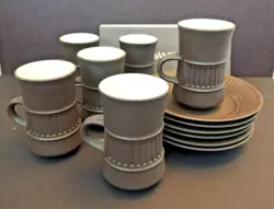 DEMITASSE CUPS AND