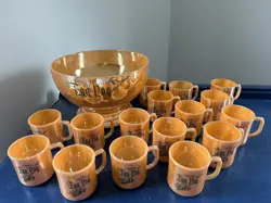 KING PEACH LUSTERWARE
