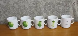GREEN APPLE MUGS