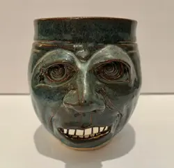 FACE MUG TEAL