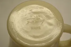 IVORY MILK GLASS