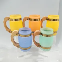 FROSTED GLASS BARREL