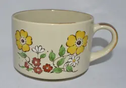 VINTAGE FLORAL STONEWARE