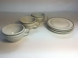 MUGS SAUCERS GREEN