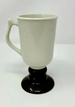 WHITE WITH BROWN