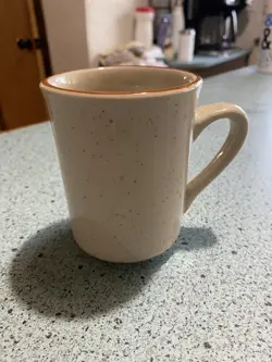 WHITE CERAMIC COFFEE