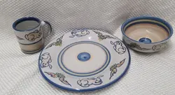 STONEWARE POTTERY BUNNY