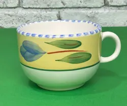 CUP YELLOW BLUE