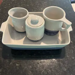 CREAMER SUGAR W/LID