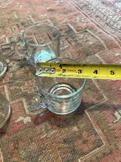CLEAR GLASS MUG