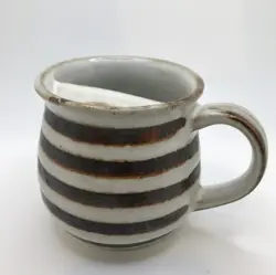 STRIPED STONEWARE MUSTACHE