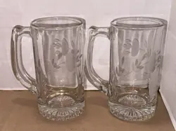 CRYSTAL ETCHED FLORAL